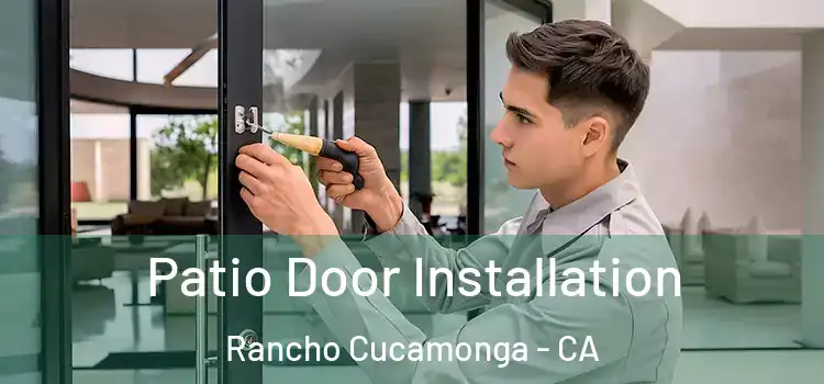 Patio Door Installation Rancho Cucamonga - CA